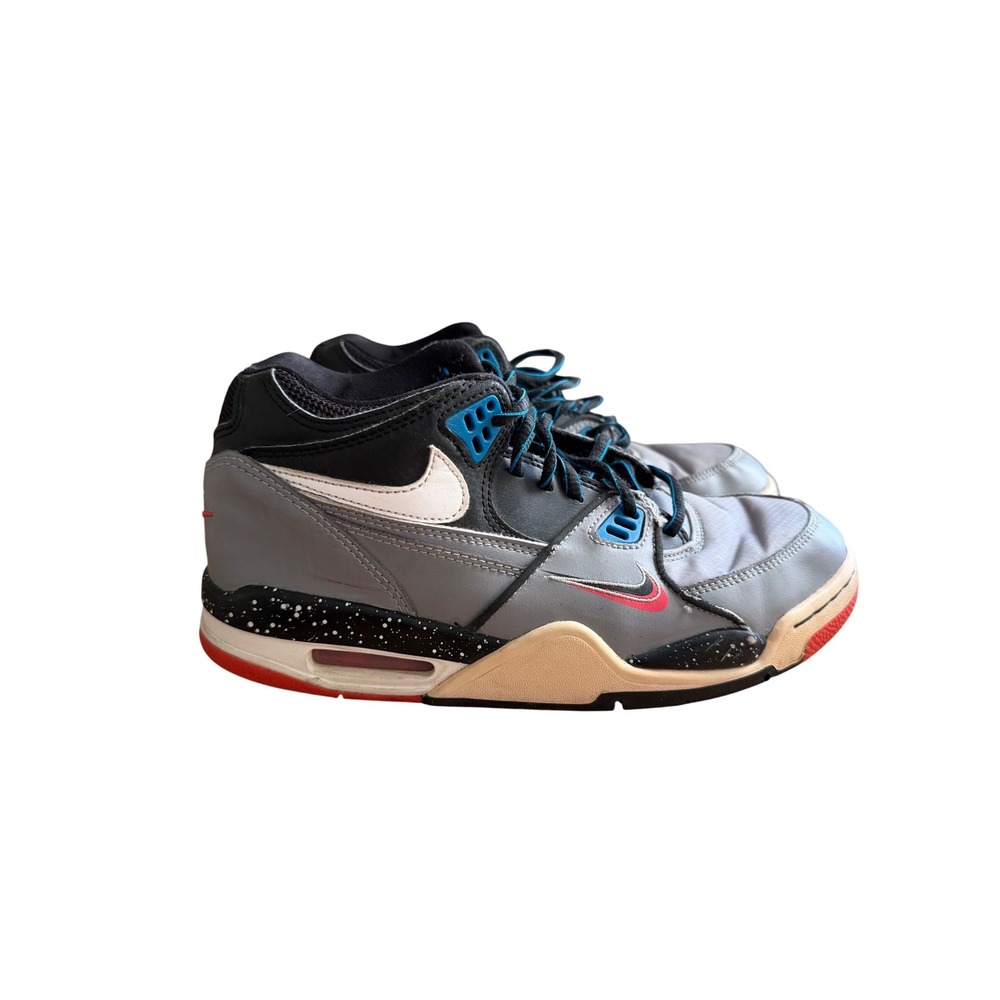 Nike Air Flight 89 Mens Size‎ 8 Gray Black Blue Speckled Midsole CT1622-001